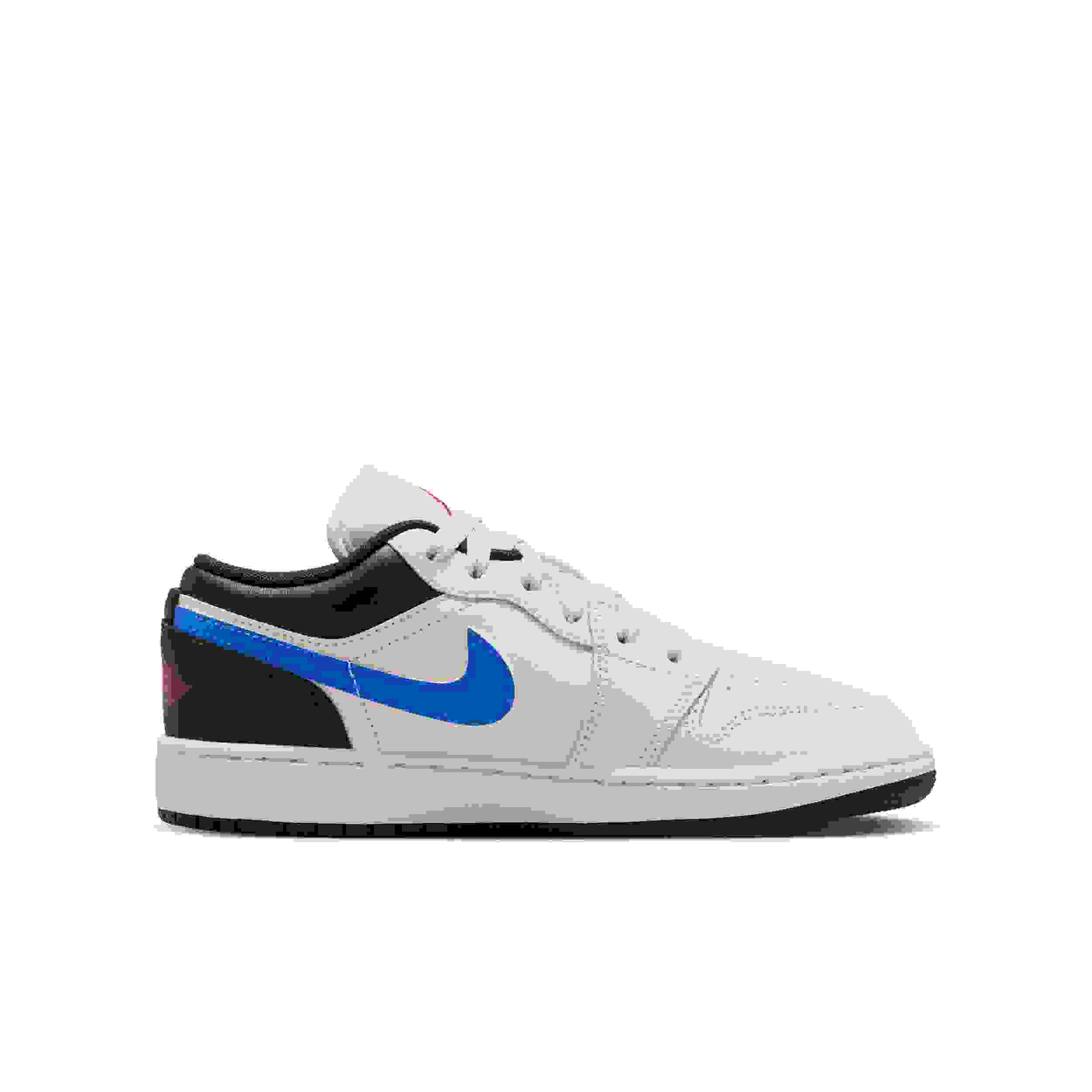 Jordan 1 Low Grade School Boys' "Phantom/Sail/Off Noir/University Red" Shoe